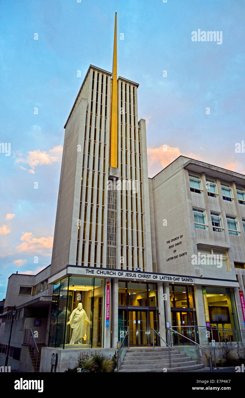 Die Kirche von Jesus Christus von Heiligen, South Kensington, Royal Borough of Kensington und Chelsea, London, England, UK Stockfoto