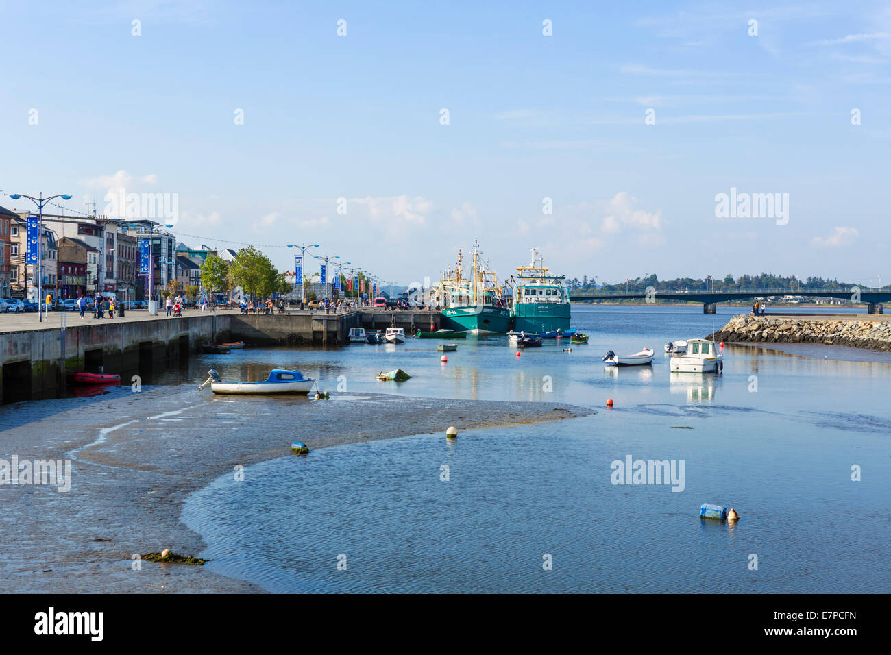 Hafen in Wexford Town, County Wexford, Irland Stockfoto