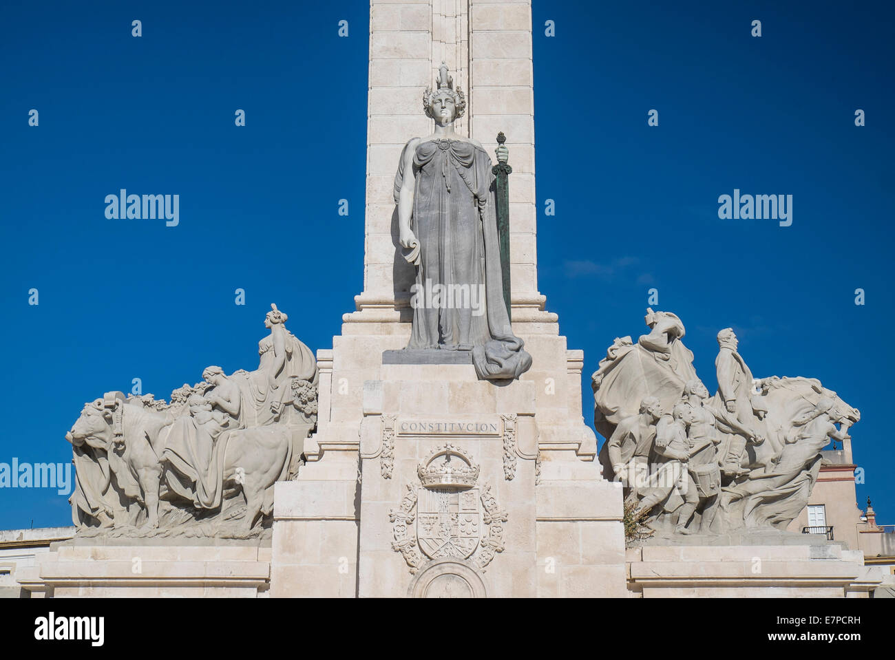 Spanien, Cadiz, Denkmal zur Verfassung von 1813 Stockfoto