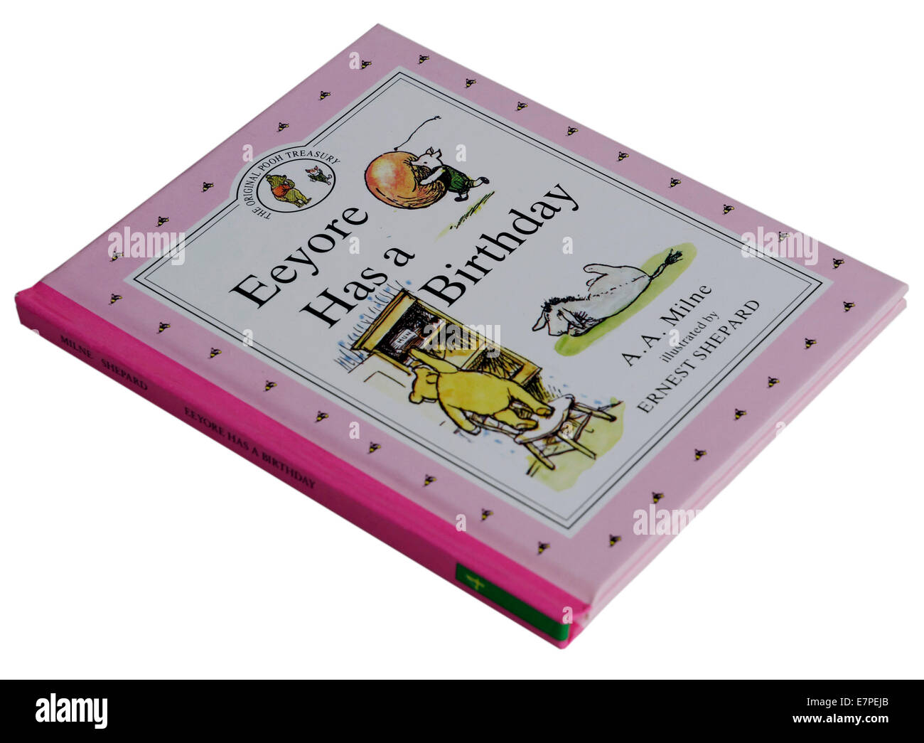 Eeyore hat einen Geburtstag Buch, mit den ursprünglichen EH Shepard Illustrationen Stockfoto