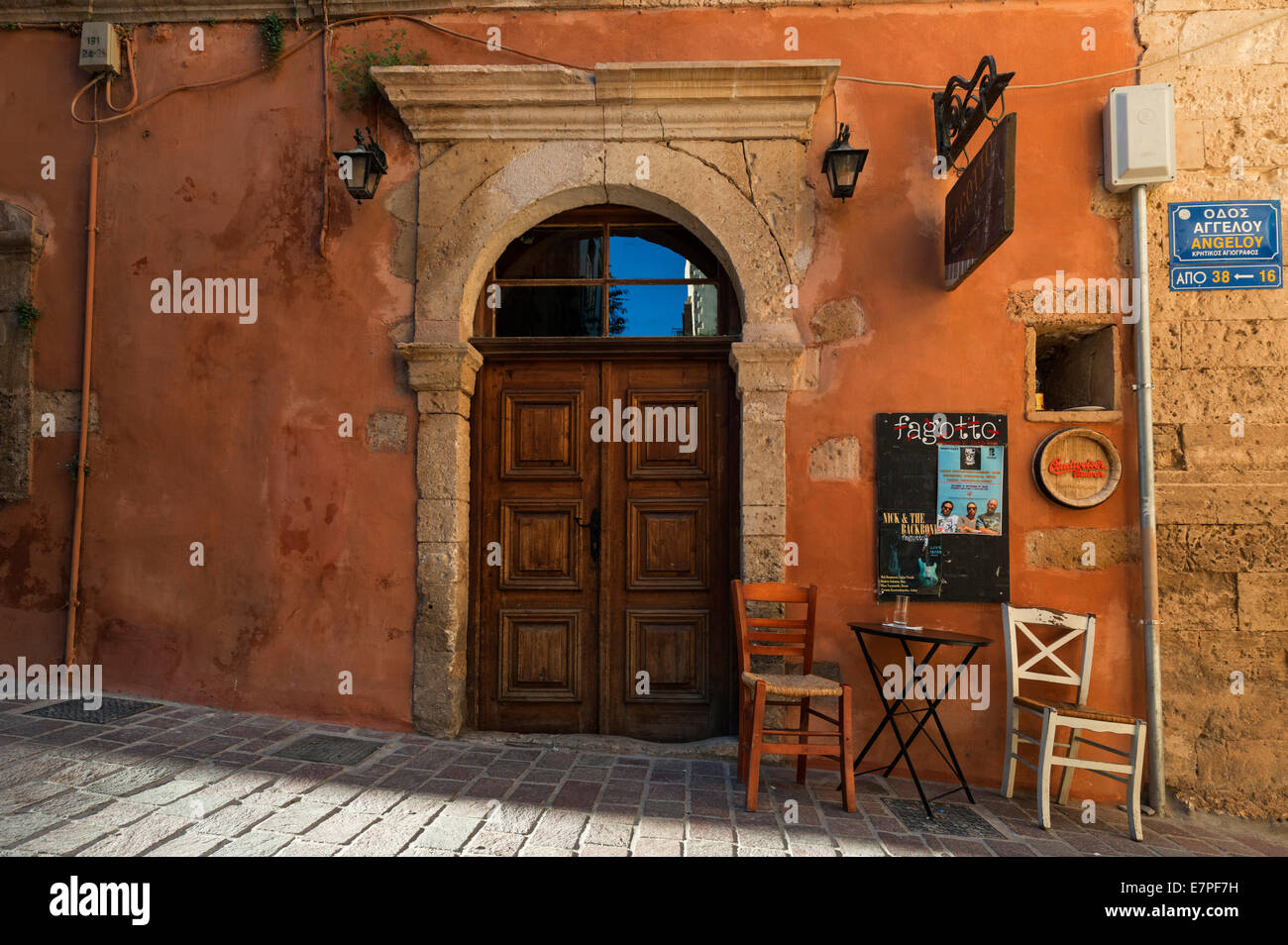 Altstadt von Chania Stockfoto