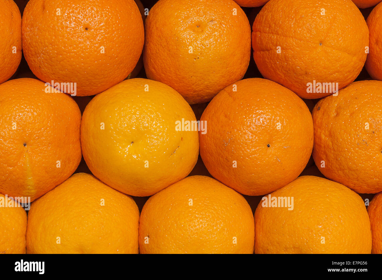 Orangem Hintergrund Stockfoto