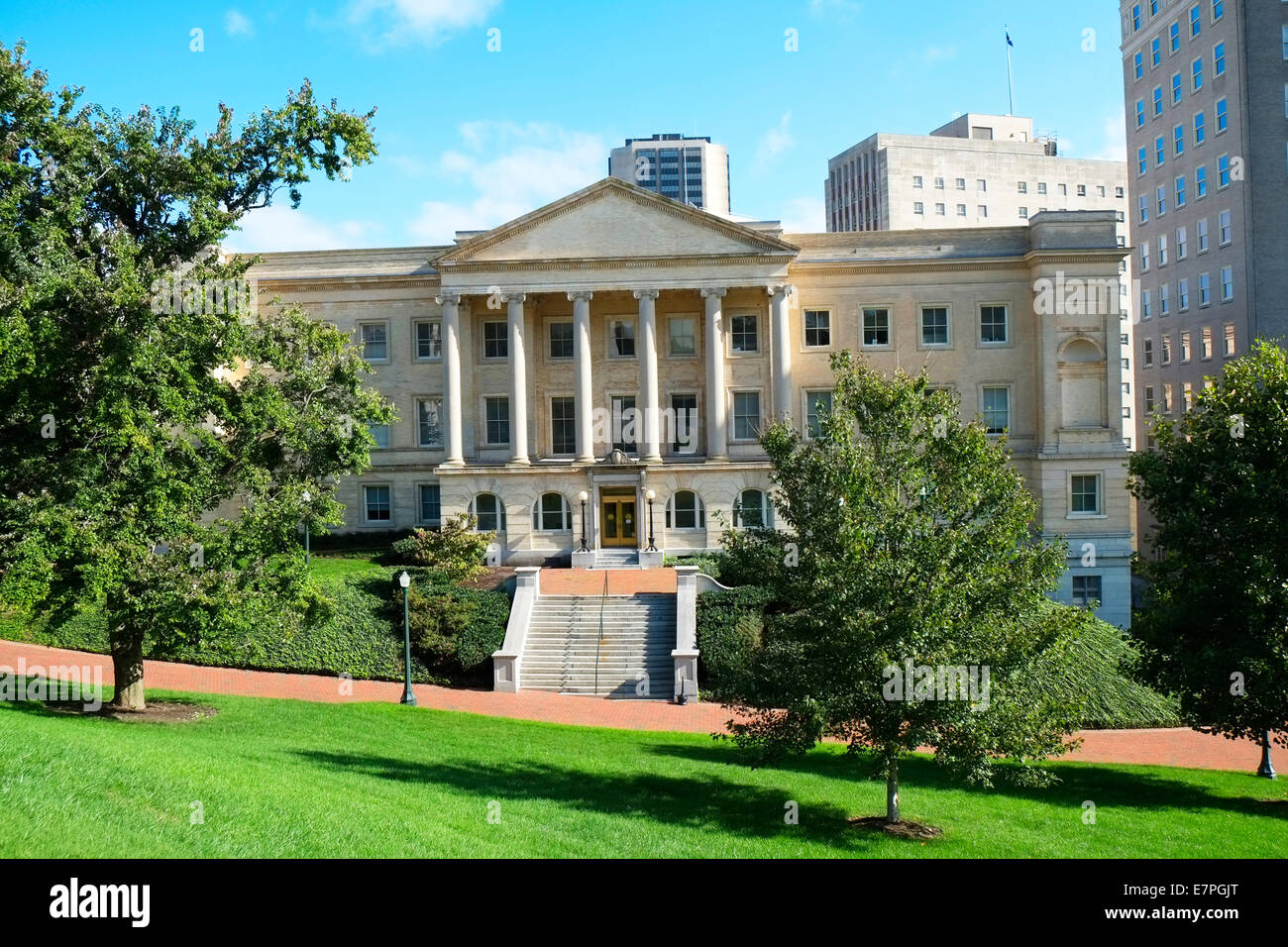 Stadt von Richmond Oliver Hill Gerichte Gebäude Virginia VA Stockfoto