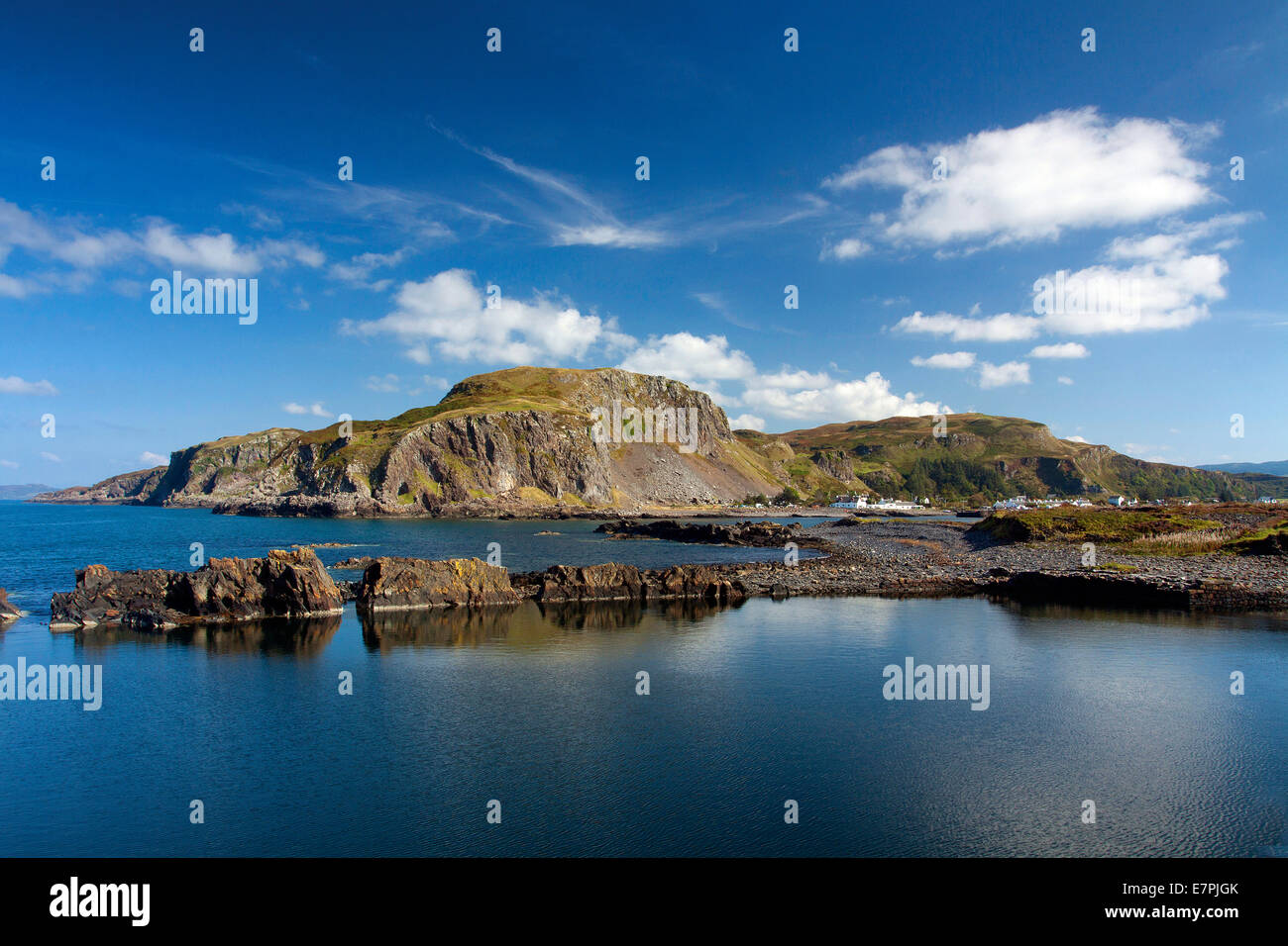 Ellenabeich und Seil aus Easdale, Argyll & Bute Stockfoto