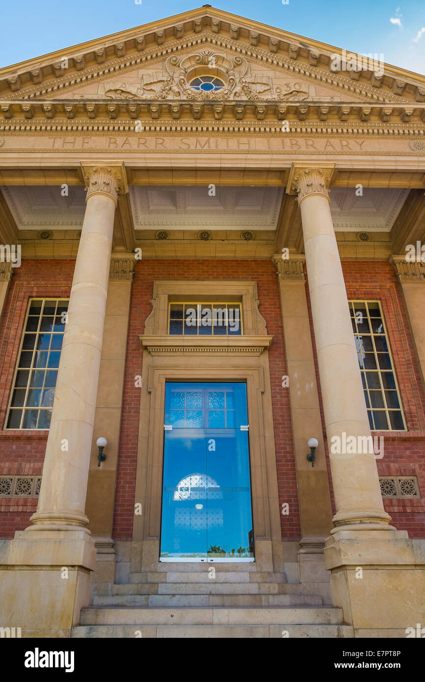 Der University of Adelaide Barr Smith Bibliothek, North Terrace Campus in der Innenstadt von Adelaide. Stockfoto