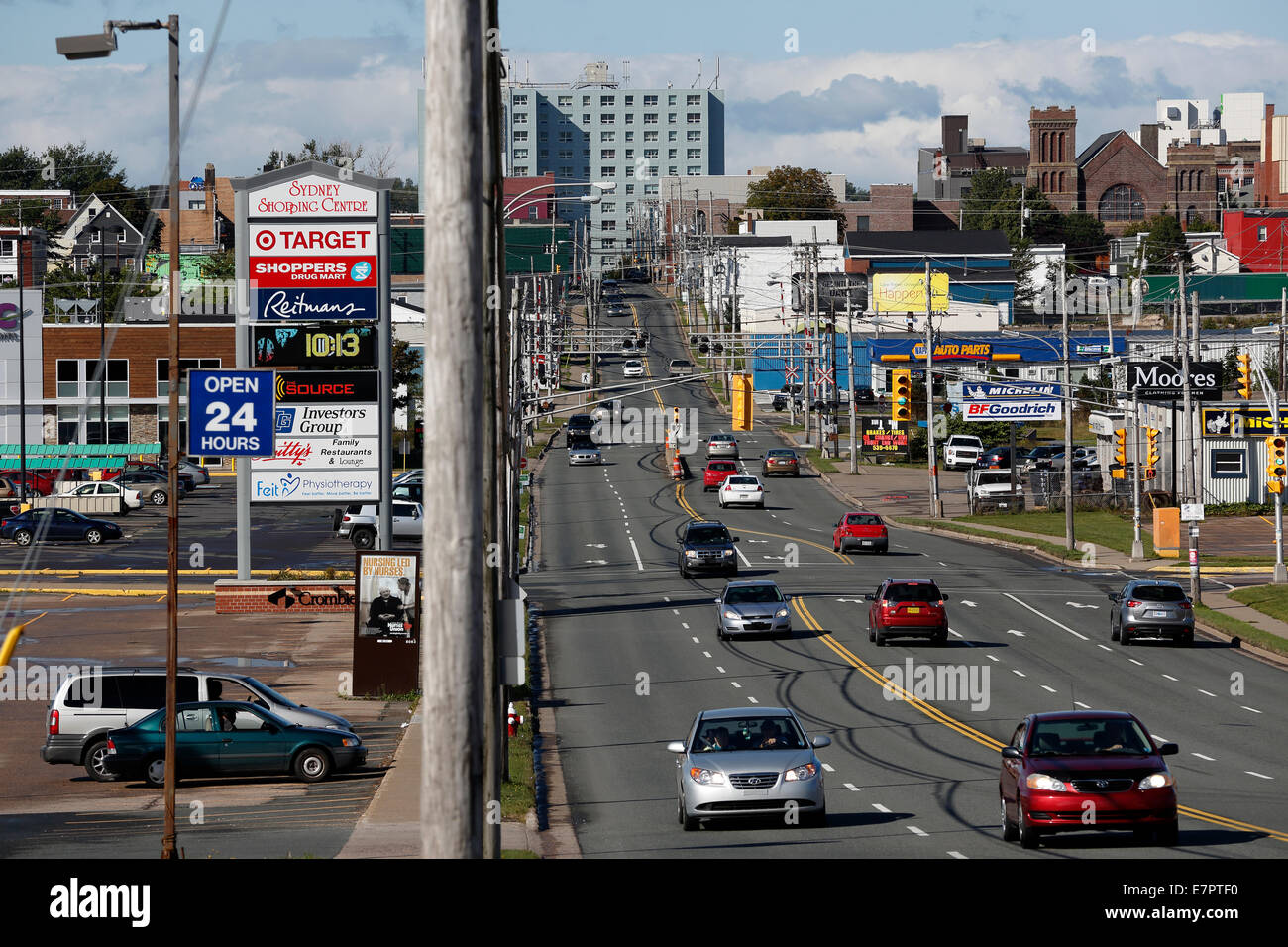 Prinzen Street, Sydney, Nova Scotia, Kanada Stockfotografie Alamy Prinzen Street, Sydney, Nova Scotia, Kanada Stockfotografie Alamy