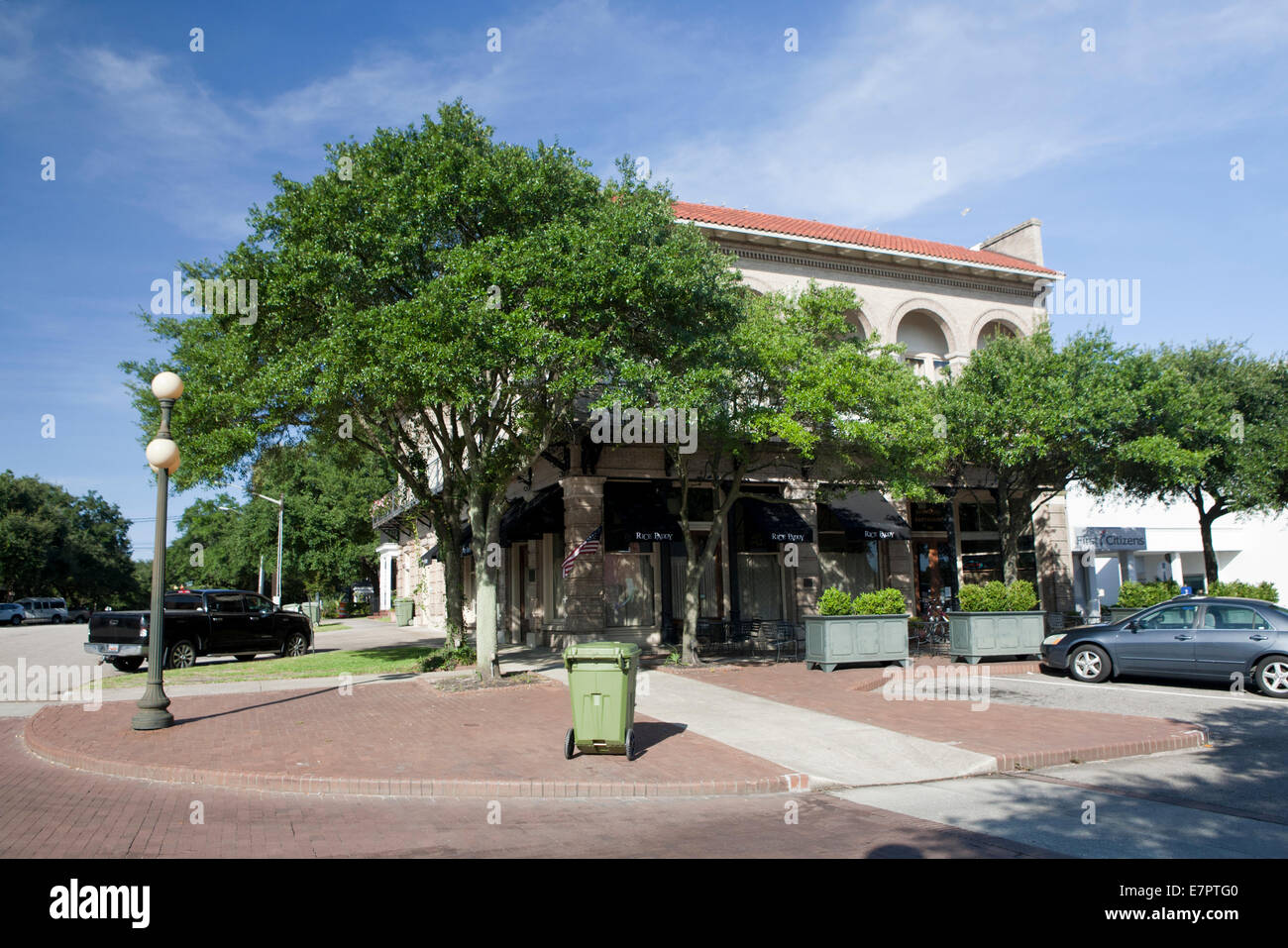 Gebäude auf dem Gelände des Hauptquartier der britischen Armee während des amerikanischen Unabhängigkeitskrieges, Georgetown in South Carolina. Stockfoto