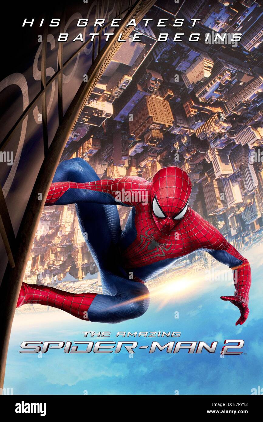 Amazing Spider-Man 2 Jahr: 2014 USA Regie: Marc Webb Andrew Garfield Filmplakat (USA) Stockfoto