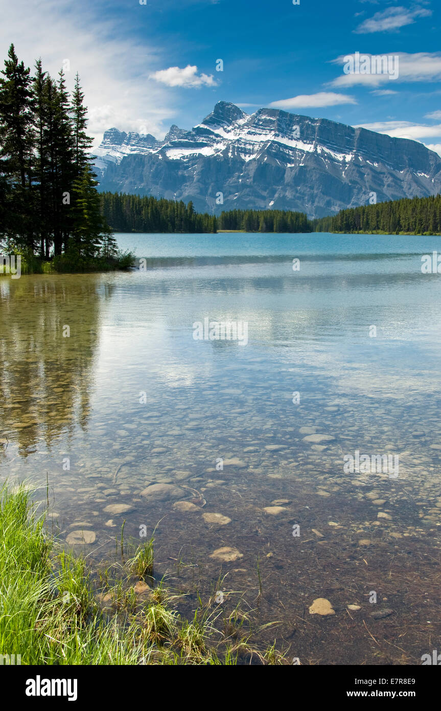 Zwei Jack Lake, Banff, Alberta, Kanada Stockfoto