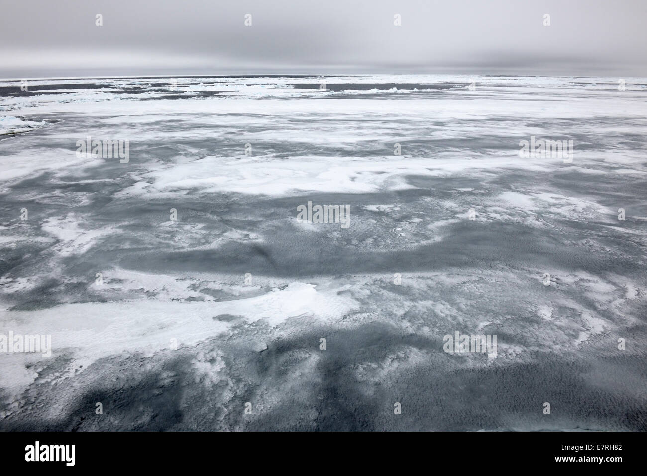 Einfrieren von Packeis, Ross-Meer, Antarktis. Stockfoto