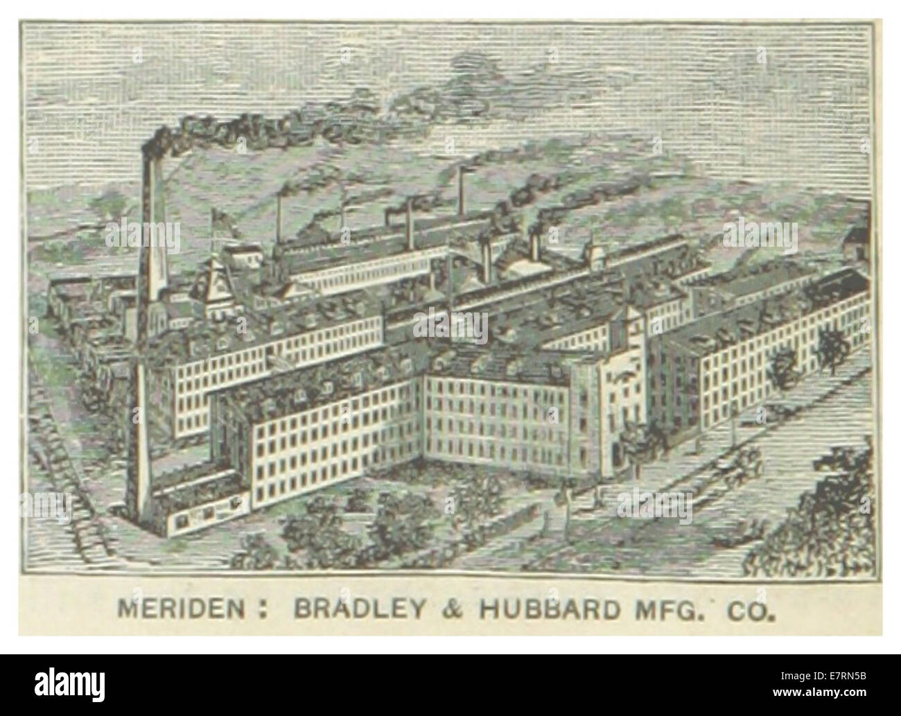 US-CT(1891) p136 MERIDEN, BRADLEY & HUBBARD MFG COMPANY Stockfoto