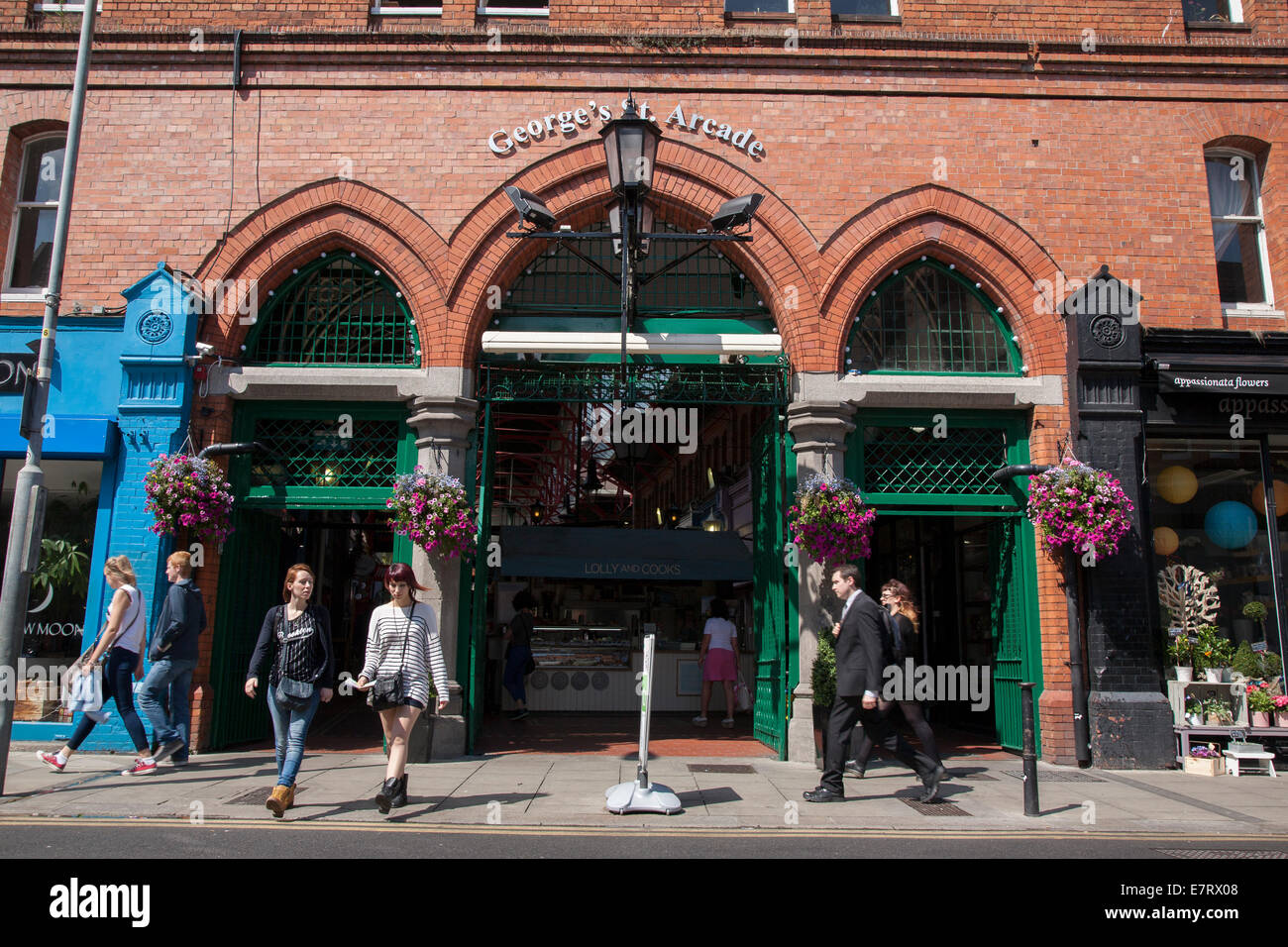 George Street Arcade; Dublin; Irland; Europa Stockfoto George Street Arcade; Dublin; Irland; Europa Stockfoto
