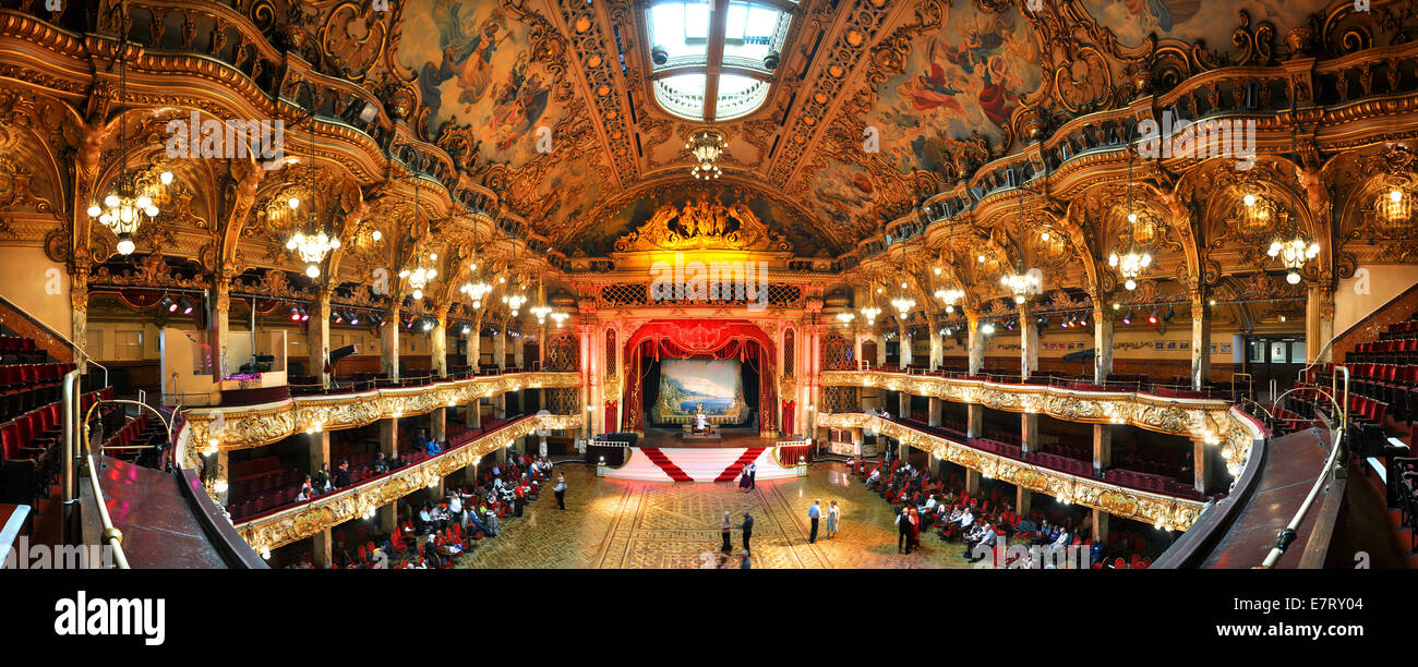 Blackpool Ballsaal panorama Stockfoto