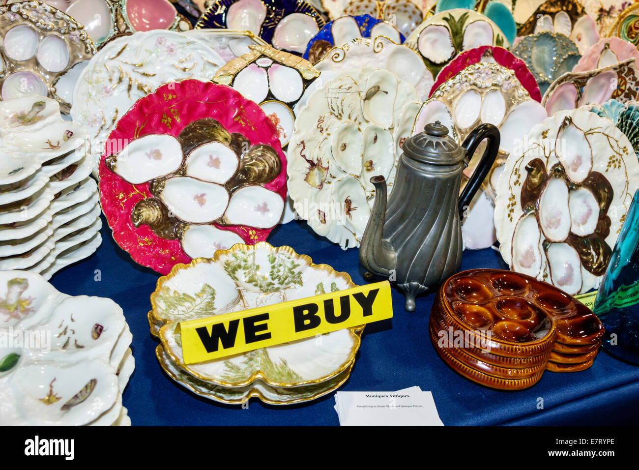 Miami Beach Florida, Convention Center, Zentrum, Original, Miami Beach, Antique Show, Händler, Verkäufer, Stände Stand Markt verkaufen, Transaktion pa Stockfoto