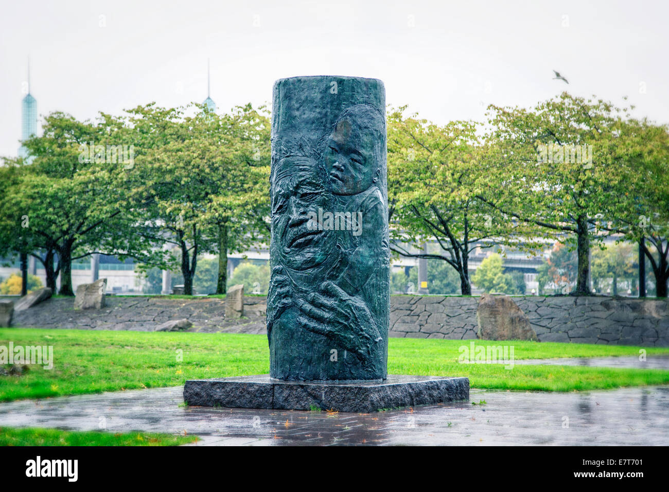 Japanische amerikanische Gedenkstätte Portland Oregon Stockfoto