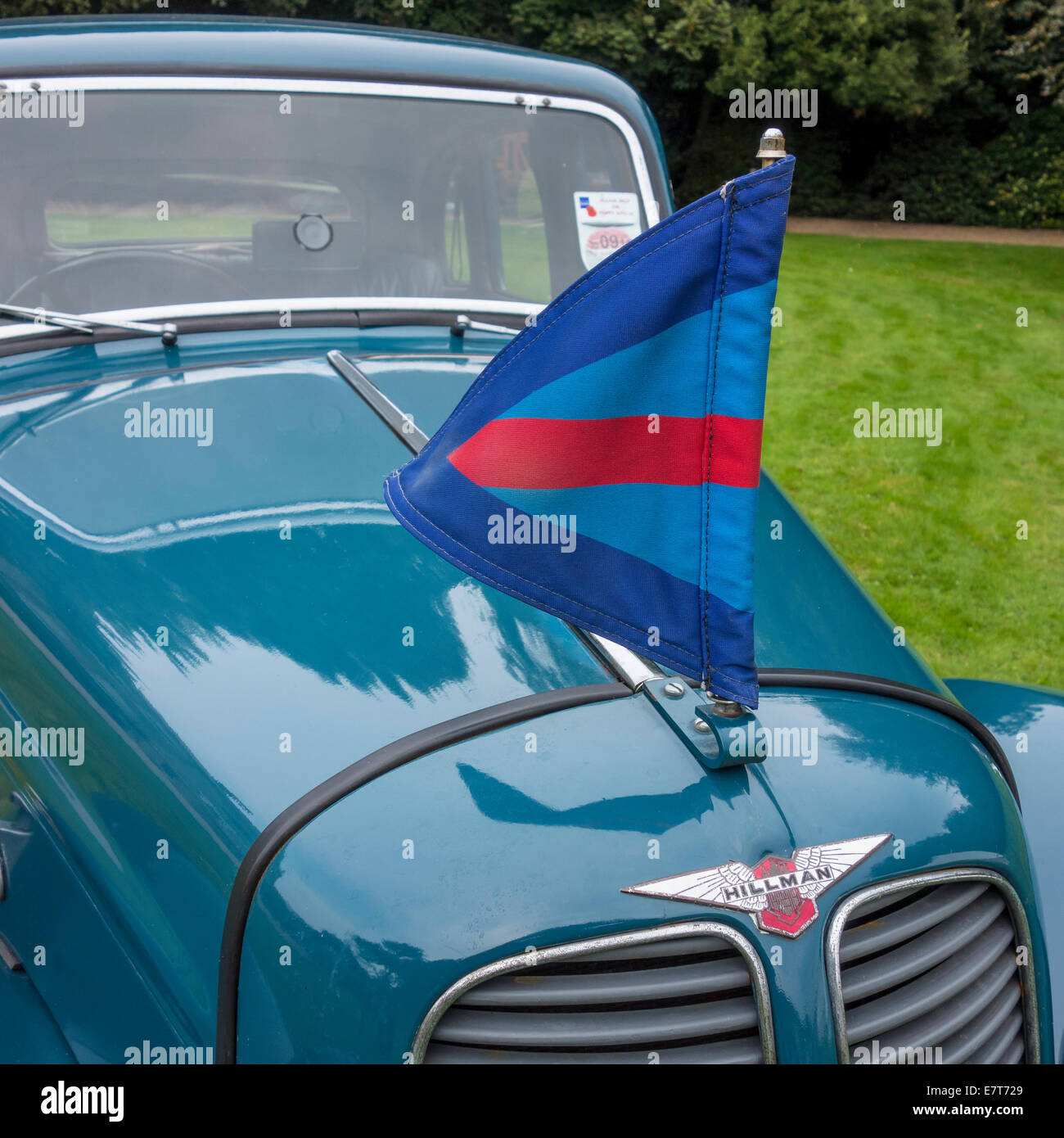 Vintage RAF Hillman Offiziere Mitarbeiter Auto WW2 Stockfoto