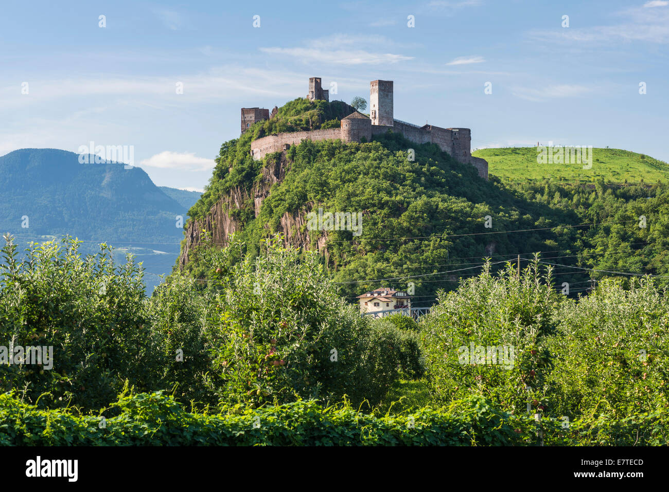 Messner Mountain Museum in Firmian, Schloss Sigmundskron, Burgruine, in der Nähe von Bozen, Trentino-Alto Adige, Italien Stockfoto