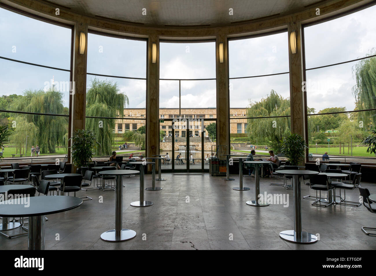 Deutschland: innerhalb der IG Farben Gebäude (Goethe-Universität-Hauptgebäude), Frankfurt. Foto vom 20. September 2014. Stockfoto
