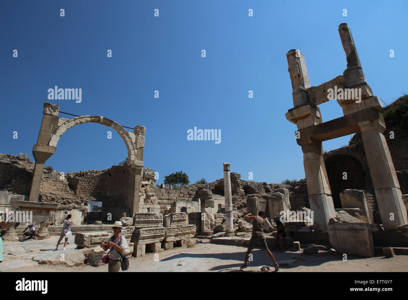 Ephesus-Stadt Stockfoto