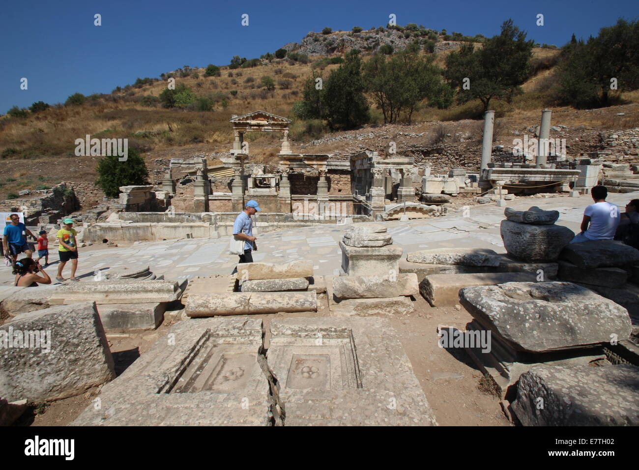 Ephesus-Stadt Stockfoto