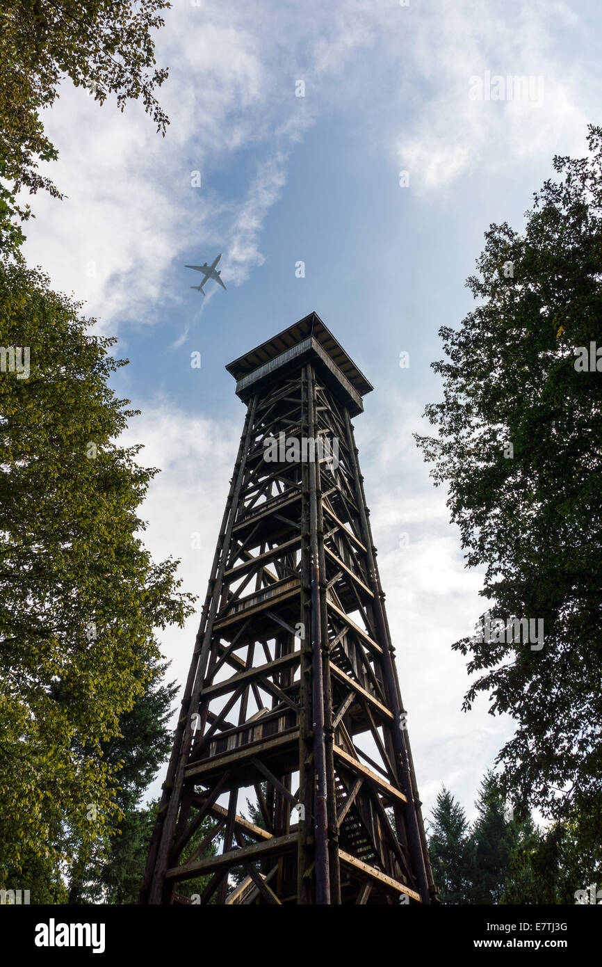 Deutschland: Goetheturm in Frankfurt am Main, Hessen. Foto vom 20. September 2014. Stockfoto