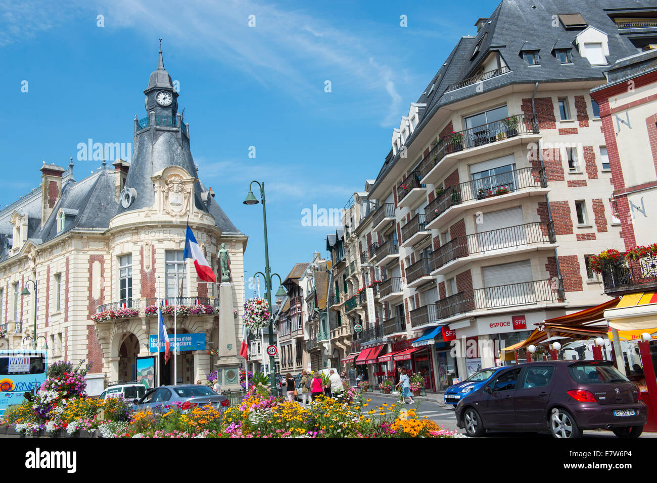 Trouville Sur Mer, Normandie Frankreich EU Stockfoto