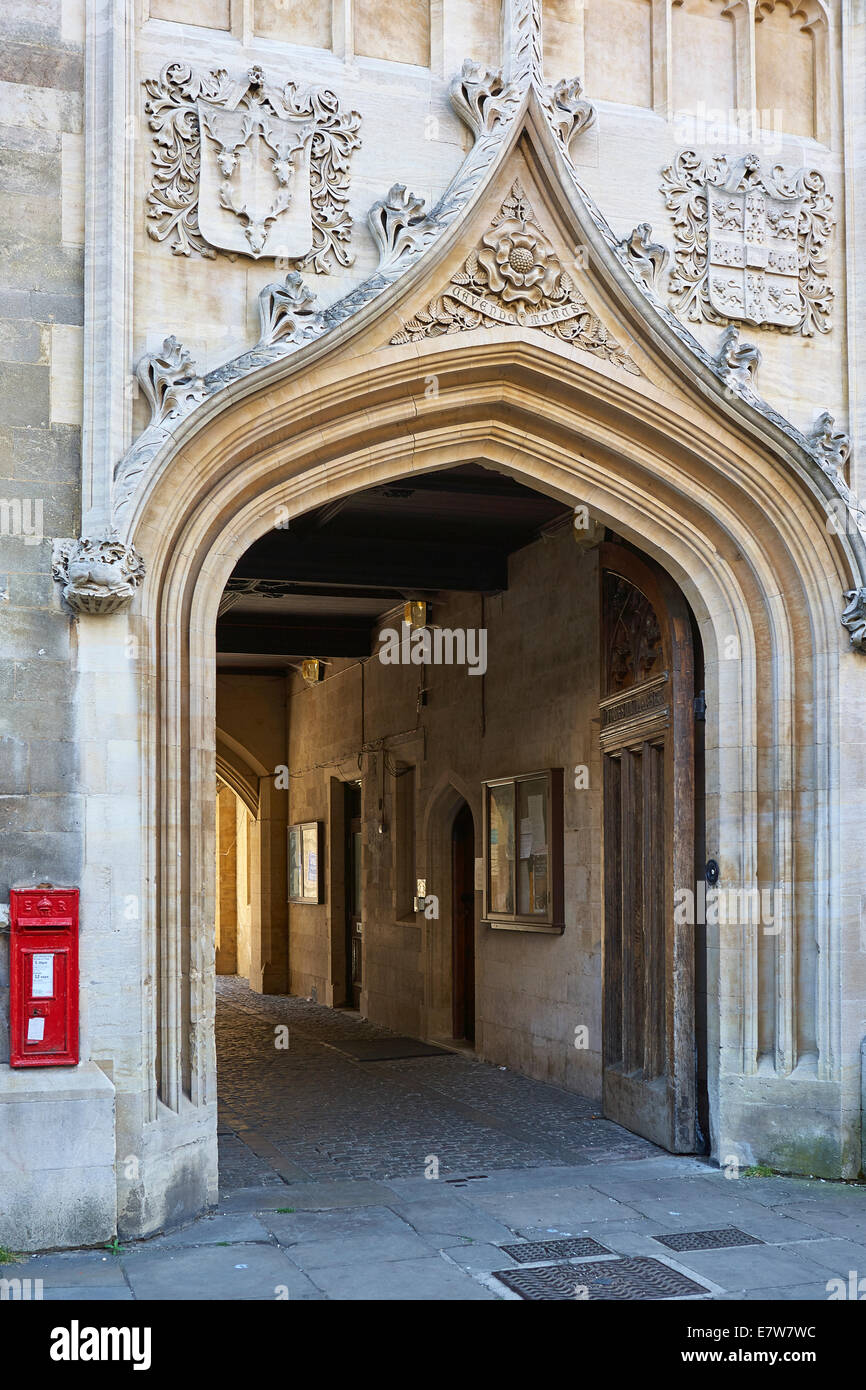 Meister Lodge St John's College in Cambridge Stockfoto