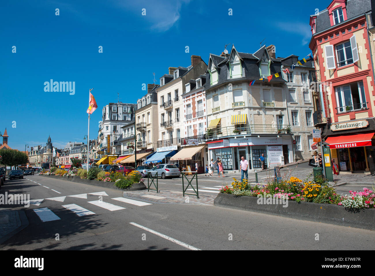 Trouville Sur Mer, Normandie Frankreich EU Stockfoto