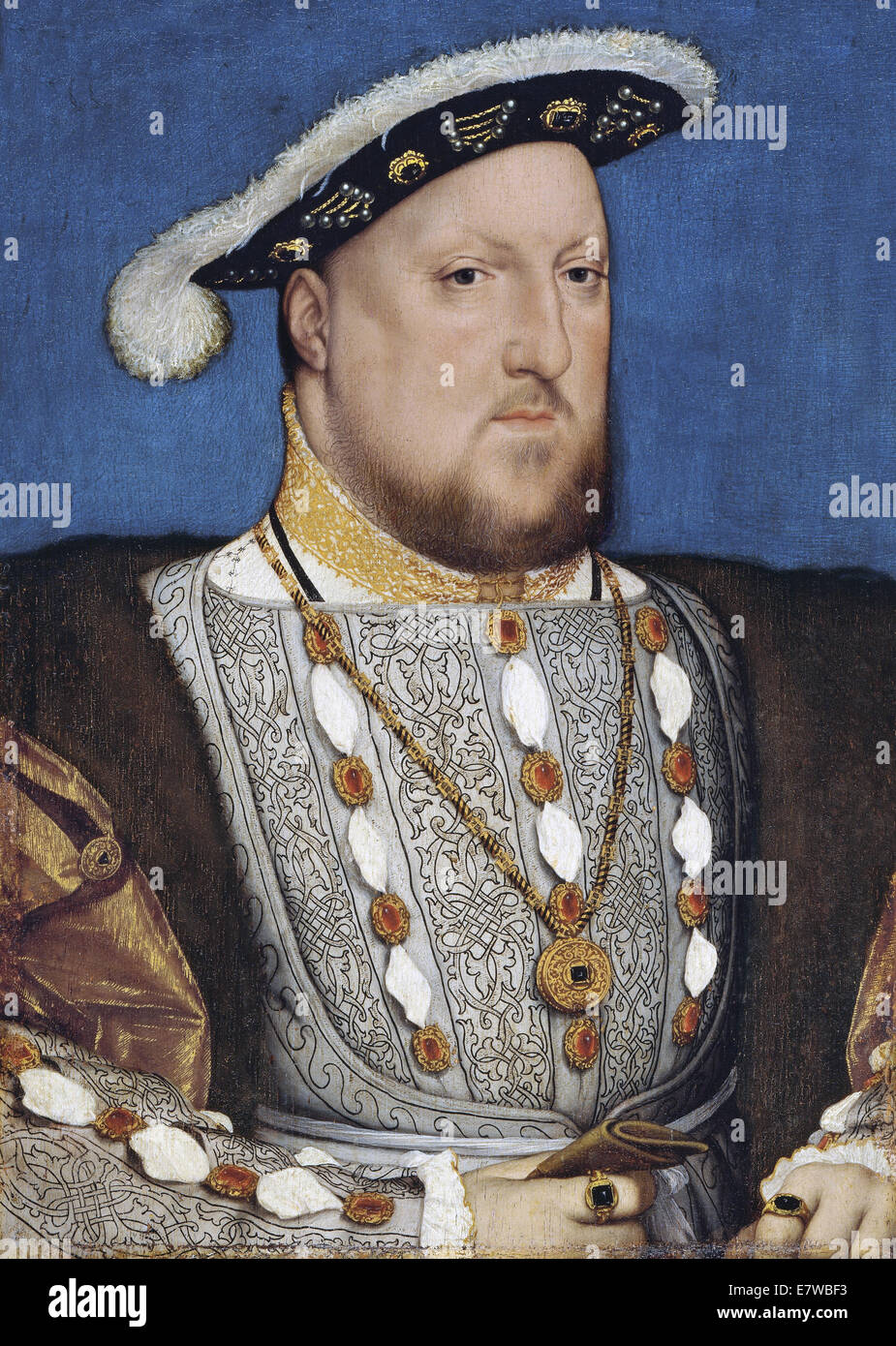 Heinrich VIII. von Hans Holbein dem jüngeren über 1536 Stockfoto