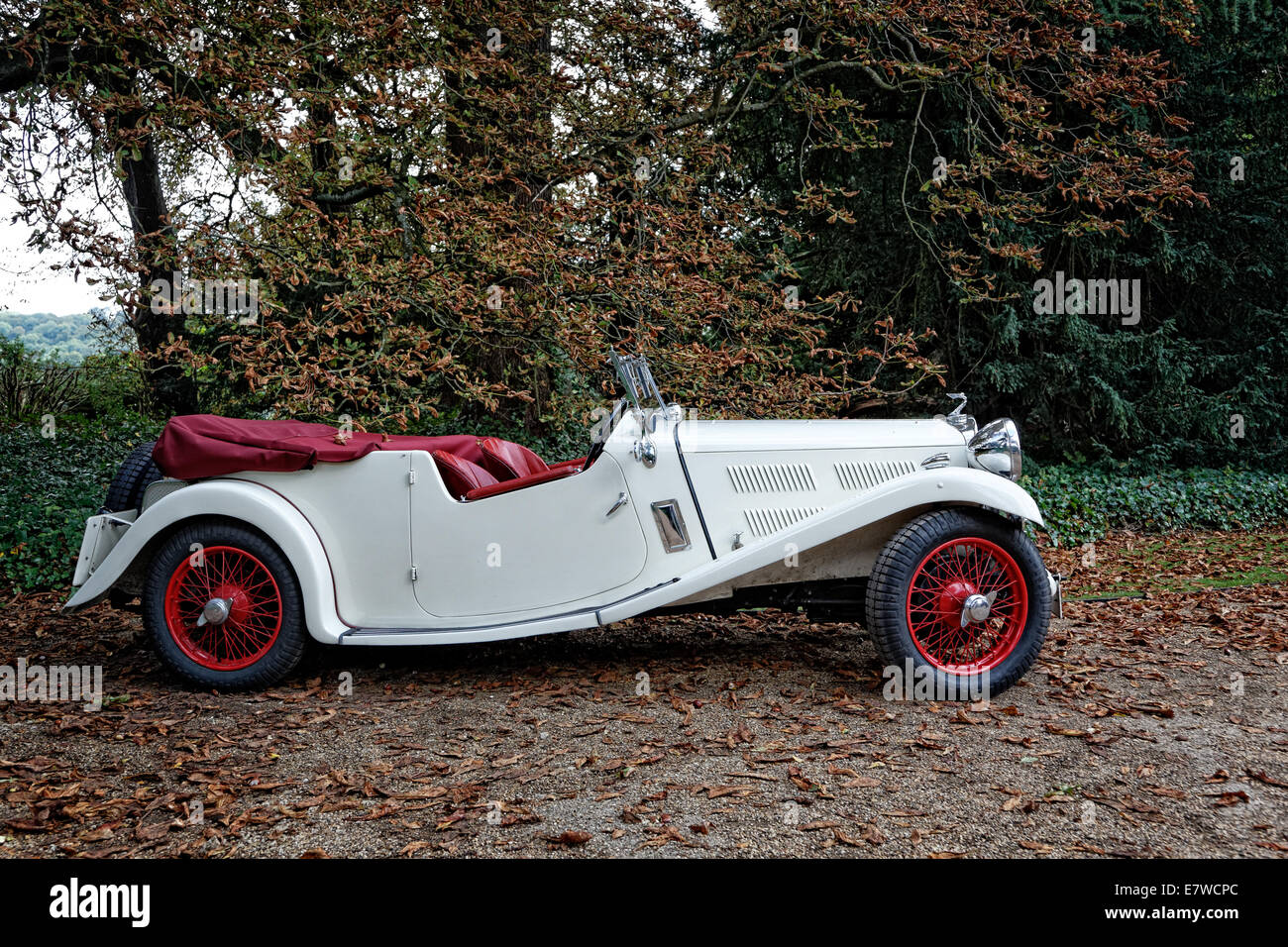 1934-Triumph Motor Company "Gloria" Monte-Carlo Tourer 4 Sitz Motorwagen Stockfoto