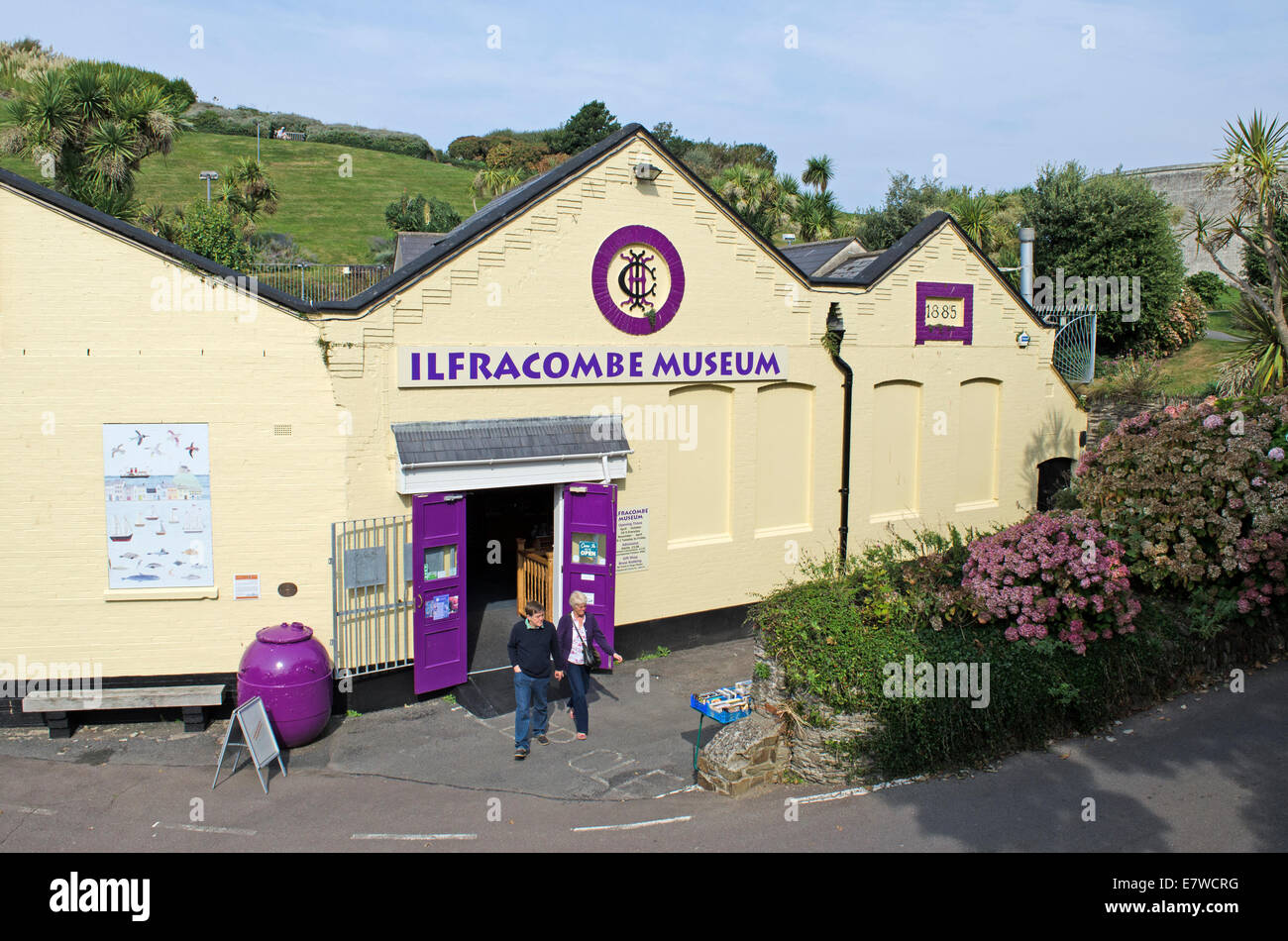 Das Museum von Ilfracombe in Devon, Großbritannien Stockfoto