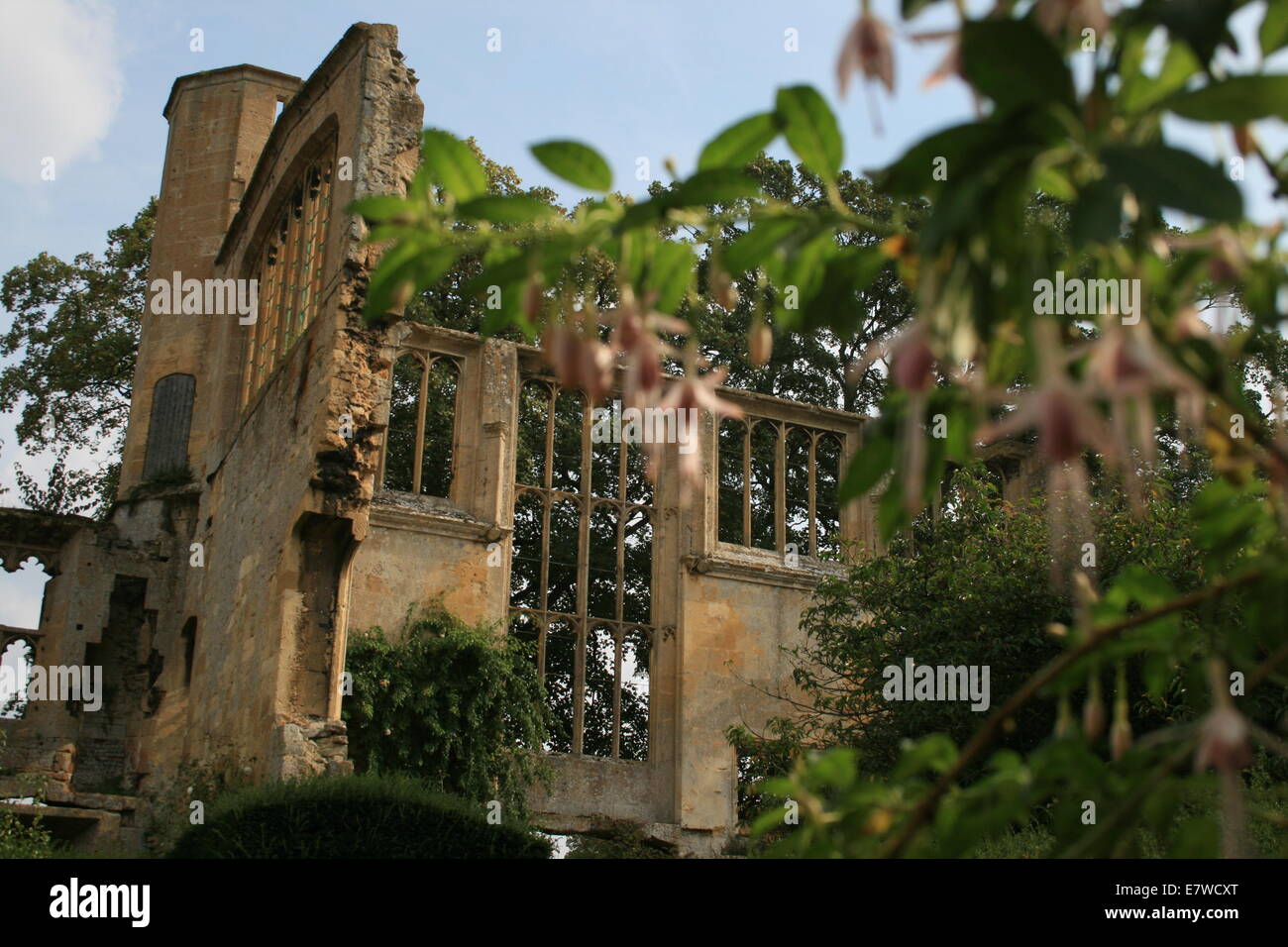 Ruinen von Sudeley Castle, Stockfoto