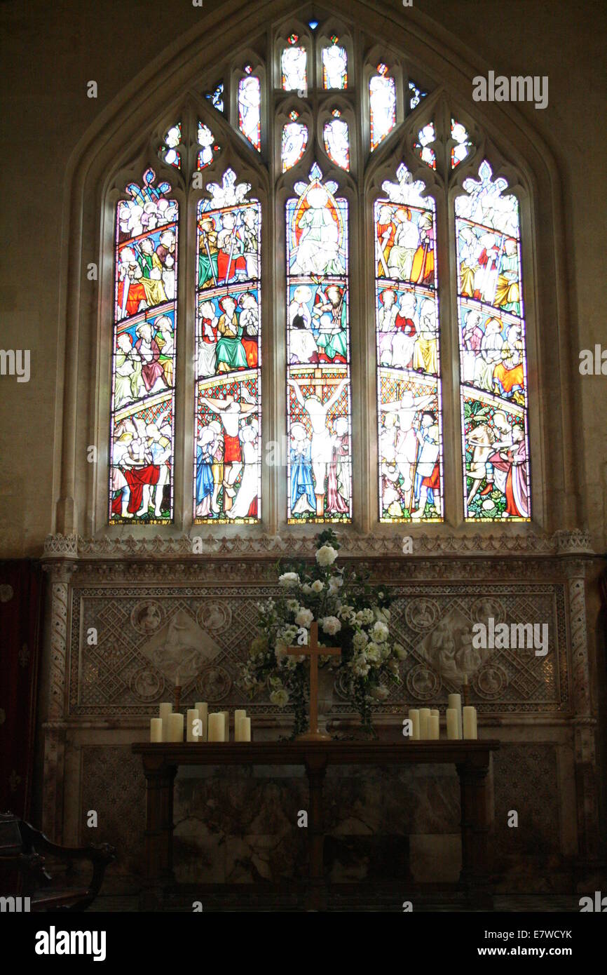 Str. Marys Kirche Sudeley Castle Stockfoto