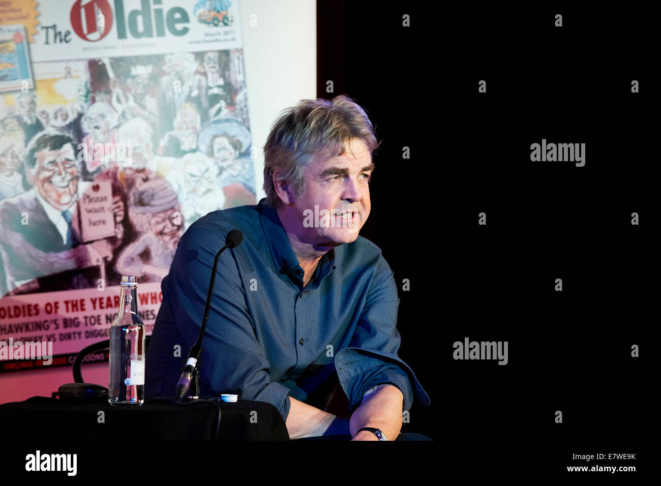 Mark Ellen spricht mit David Hepworth Soho literarische Festivals 2014 Stockfoto