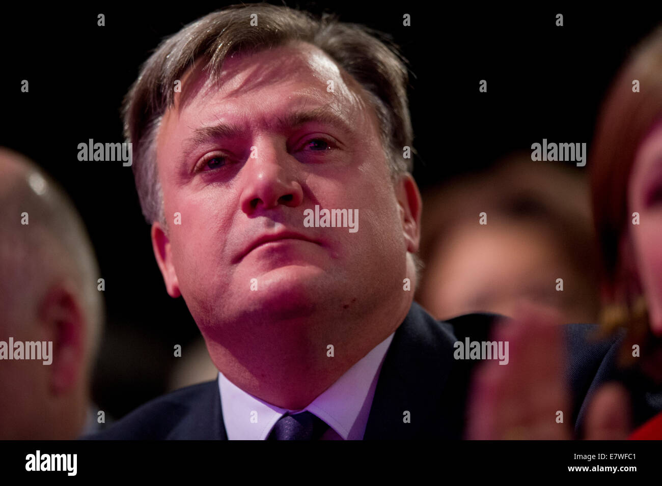 Manchester, UK. 24. September 2014.  Ed Balls, Schatten der Schatzkanzler, am Tag von der Labour Party Jahreskonferenz nehmen vier in Manchester Central Convention Complex Credit stellen: Russell Hart/Alamy Live News. Stockfoto