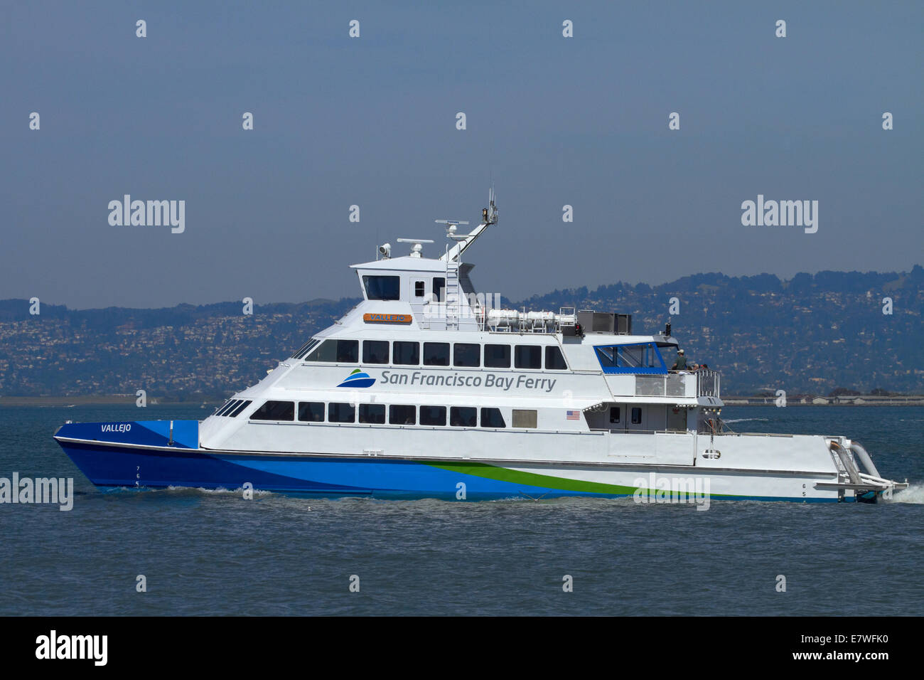 San Francisco Bay Ferry "Vallejo", San Francisco, Kalifornien, USA Stockfoto