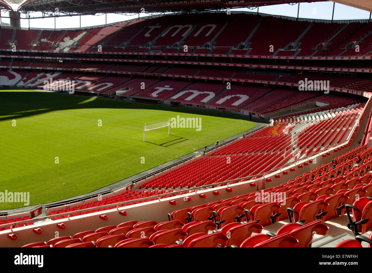 Benfica-Stadion, benannt Estádio da Luz (Stadion des Lichts), in Lissabon Stockfoto