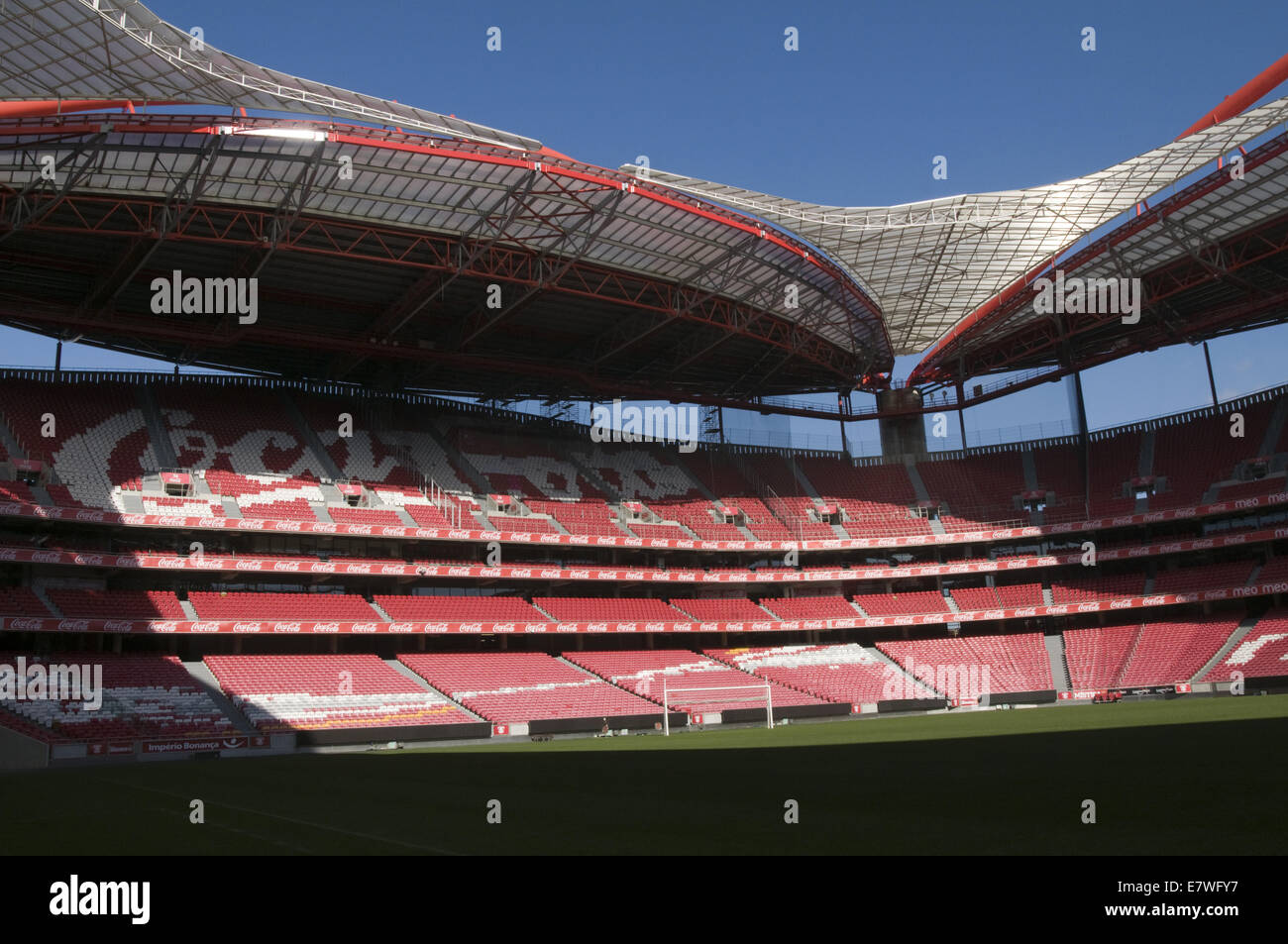 Benfica-Stadion, benannt Estádio da Luz (Stadion des Lichts), in Lissabon Stockfoto