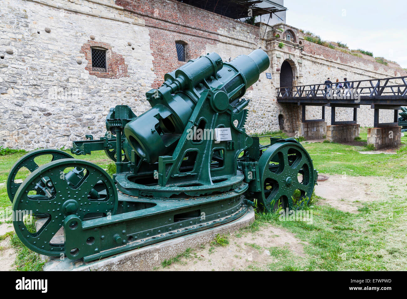 30,5 cm Mörser M11, Kalemegdan, Festung von Belgrad, Belgrad, Serbien Stockfoto