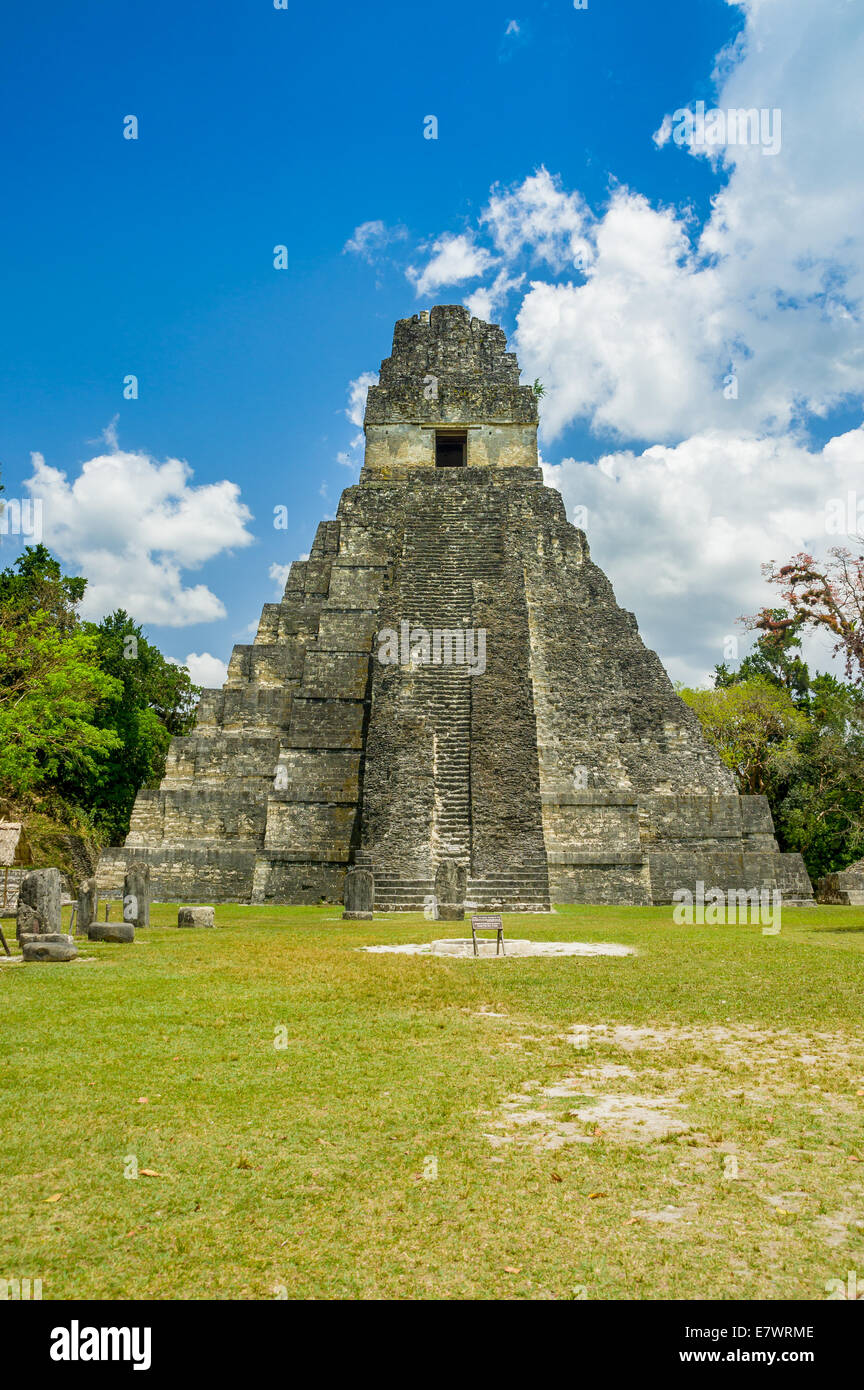 Tikal Ruinen Maya in guatemala Stockfoto