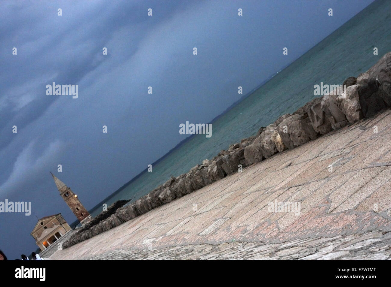 Kirche am Meer, Caorle, Italien Stockfoto Kirche am Meer, Caorle, Italien Stockfoto