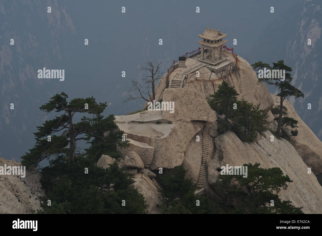 Berg-Tempel Stockfoto