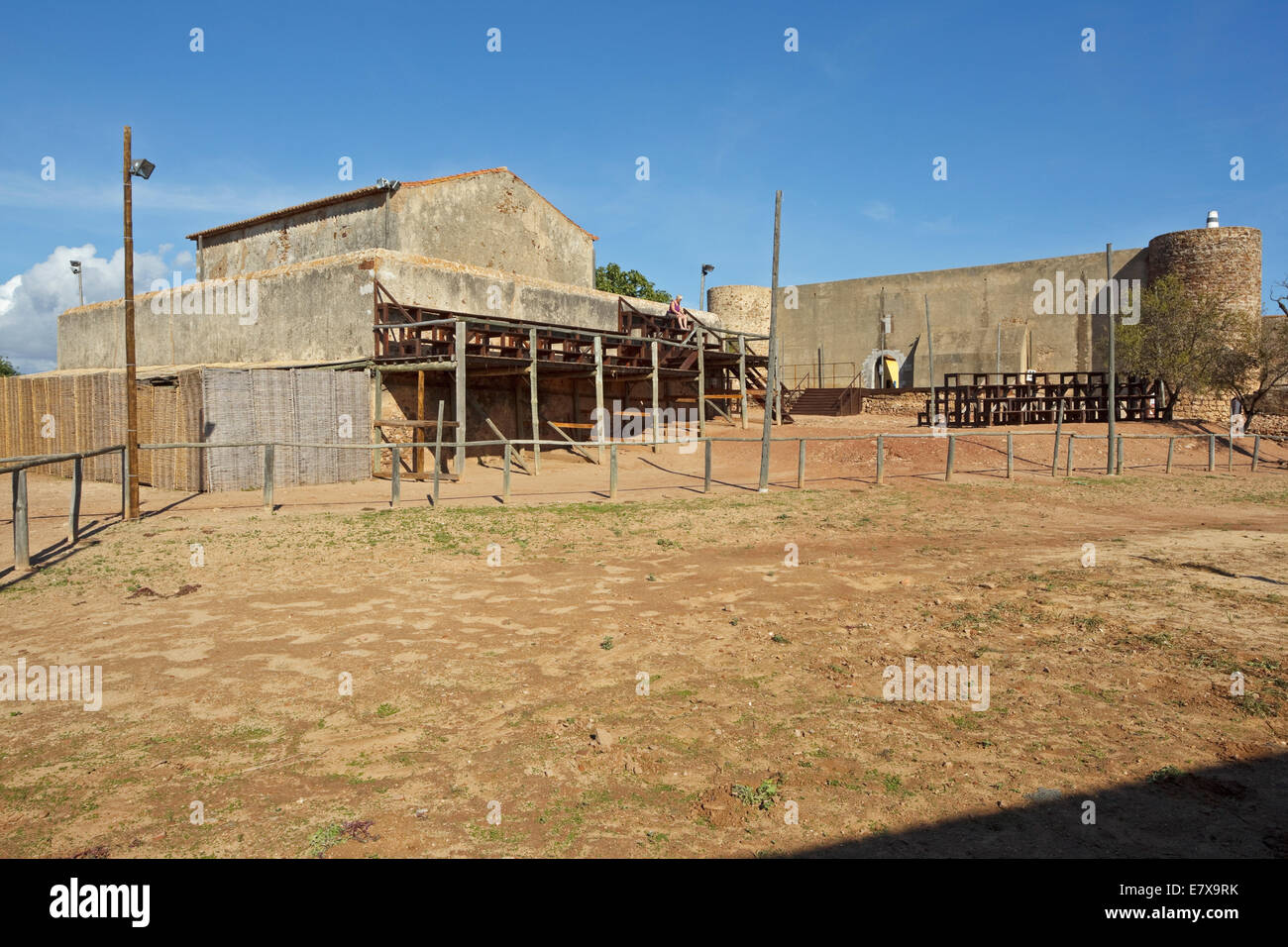 Castelo de Castro Marim, mittelalterlichen maurischen Burg, Algarve Portugal Stockfoto