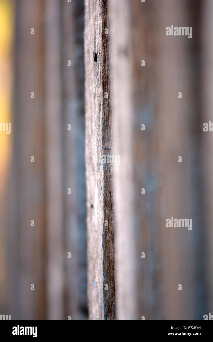 Braun gestreift Holzmaserung, selektiven Fokus Stockfoto