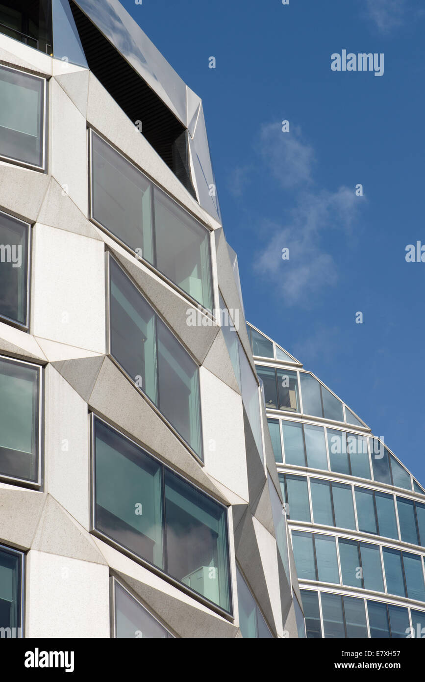 Architekturarbeit in der City of London, London, Großbritannien Stockfoto