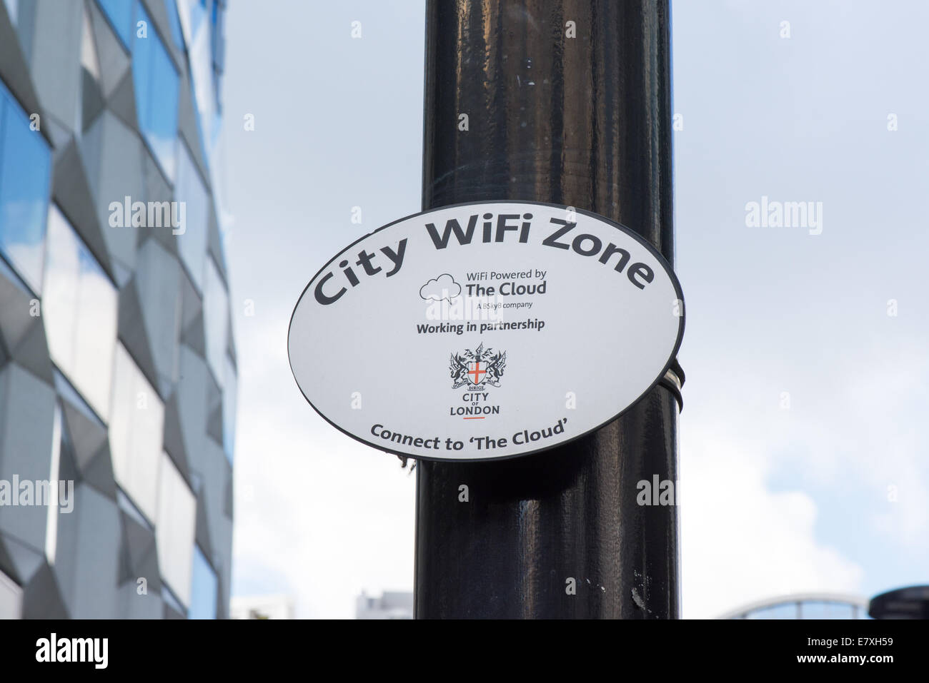 Architekturarbeit in der City of London, London, Großbritannien Stockfoto