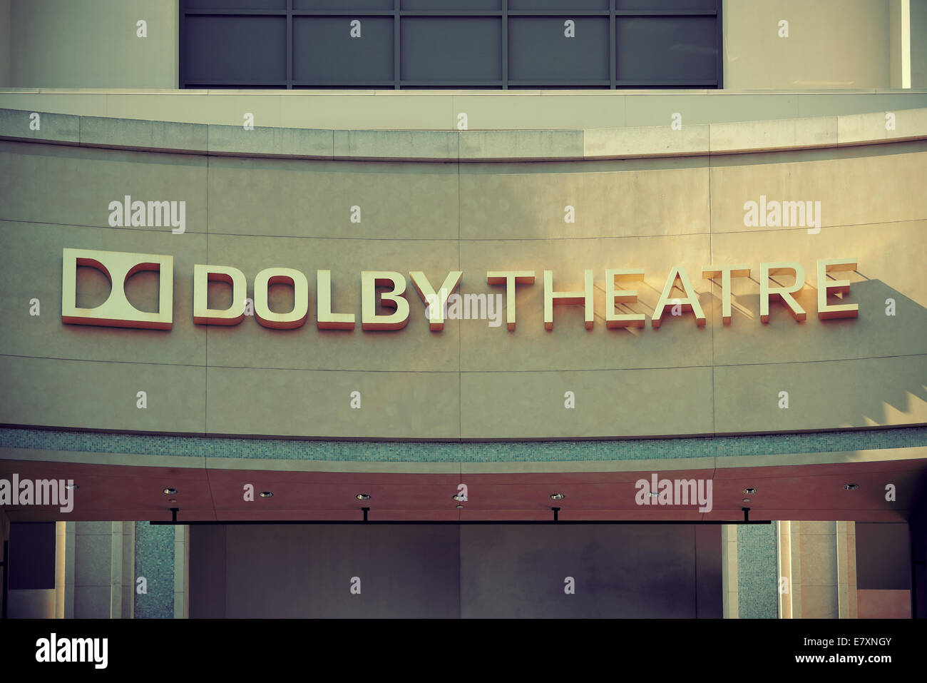Los Angeles, CA - Mai 18: Hollywood Dolby Theater innen am 18. Mai 2014 in Los Angeles. Die Heimat des weltweit berühmten Filmindustrie entwickelte begann als eine kleine Gemeinde, Stockfoto