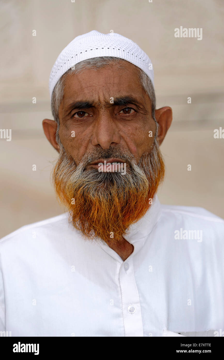 Porträt, ältere Menschen indischer Mann, Aurangabad, Maharashtra, Indien Stockfoto