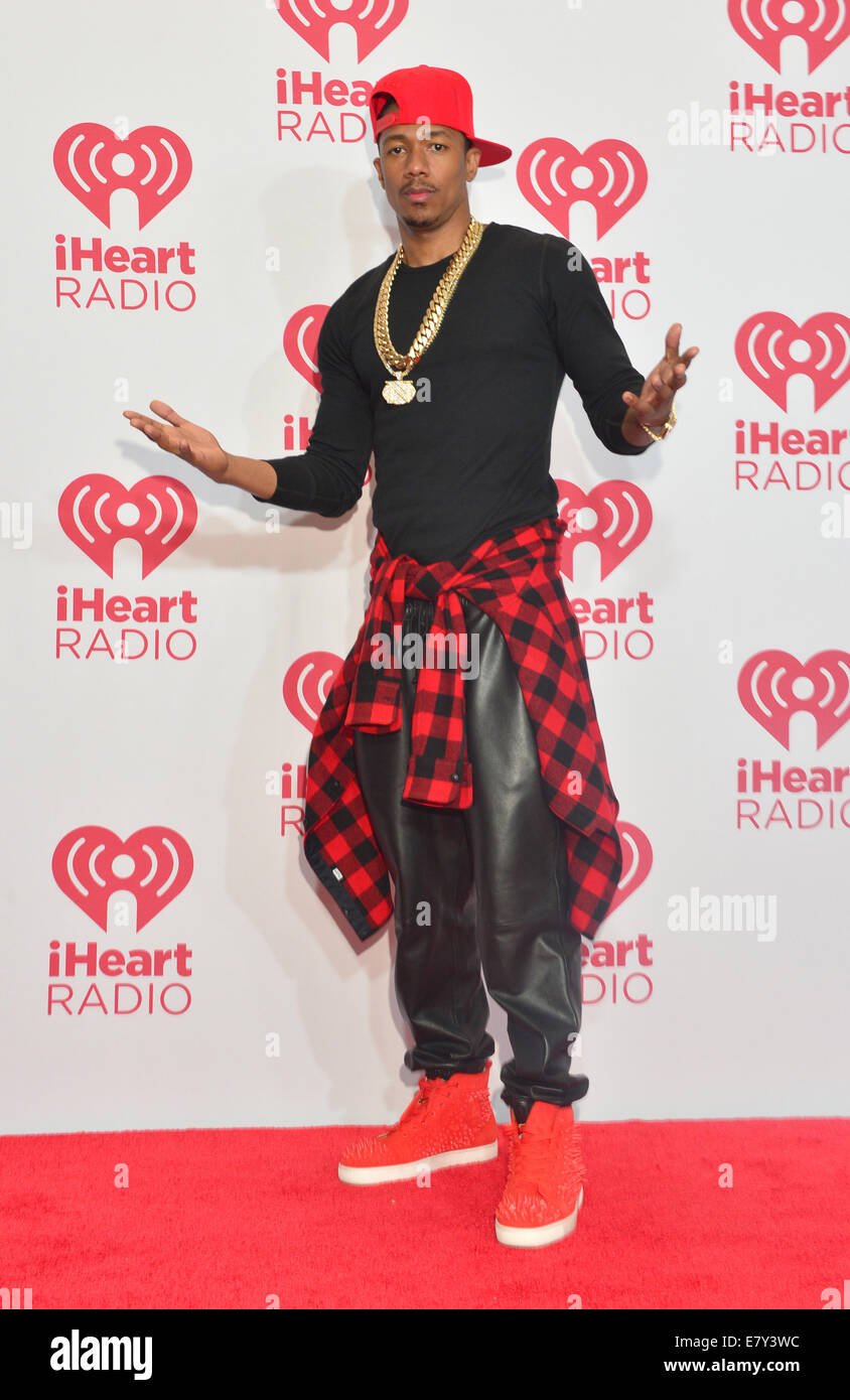 Schauspieler Nick Cannon besucht die 2014 iHeartRadio Music Festival in Las Vegas Stockfoto