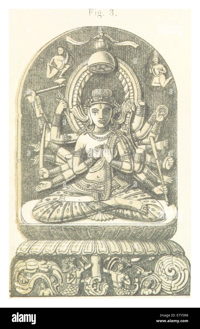 Diese 1878 aus Bodhgaya stammende Illustration zeigt die Bedeutung des Ortes als buddhistischer Pilgerort in Indien. Die Zeichnung bietet einen Blick auf die wichtigsten Tempel und Strukturen, die mit der religiösen Geschichte der Region verbunden sind. Stockfoto Diese 1878 aus Bodhgaya stammende Illustration zeigt die Bedeutung des Ortes als buddhistischer Pilgerort in Indien. Die Zeichnung bietet einen Blick auf die wichtigsten Tempel und Strukturen, die mit der religiösen Geschichte der Region verbunden sind. Stockfoto